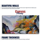 Amazing View Premium Canvas Abstract Wall Painting DECORMANTRA
