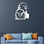 American Two Eagle Metal Wall Art - Decor Mantra 