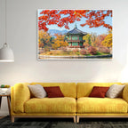 Autumn Season Floating Canvas Wall Painting DECORMANTRA