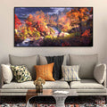 Autumn Season Nature's Scenery Wall Painting DECORMANTRA