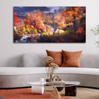 Autumn Season Nature's Scenery Wall Painting DECORMANTRA
