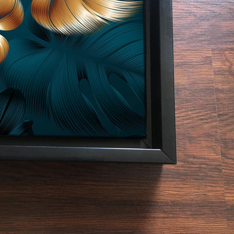 Lily Flower Canvas Wall Painting of 2 Pieces Floating Frame - Decor Mantra 