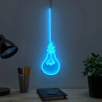 Hanging Bulb Design Neon LED Light DECORMANTRA