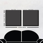Lily Flower Canvas Wall Painting of 2 Pieces Floating Frame - Decor Mantra 