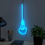 Hanging Bulb Design Neon LED Light DECORMANTRA
