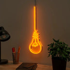 Hanging Bulb Design Neon LED Light DECORMANTRA