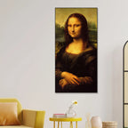 The Mona Lisa Portrait Floating Canvas Wall Art - Decor Mantra 