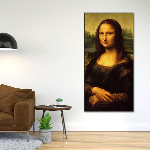 The Mona Lisa Portrait Floating Canvas Wall Art - Decor Mantra 
