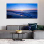 Sunset Sea Horizon Premium Canvas Wall Painting Decor Mantra