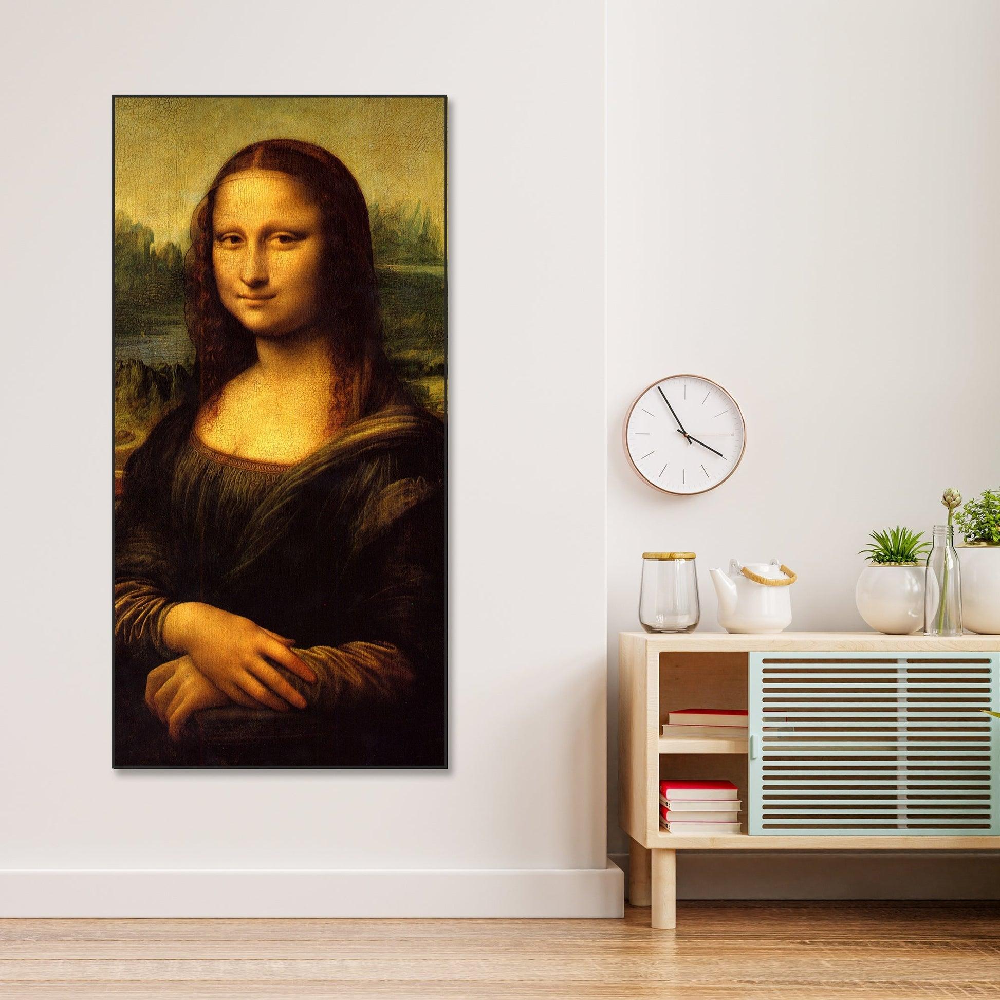 The Mona Lisa Portrait Floating Canvas Wall Art - Decor Mantra 