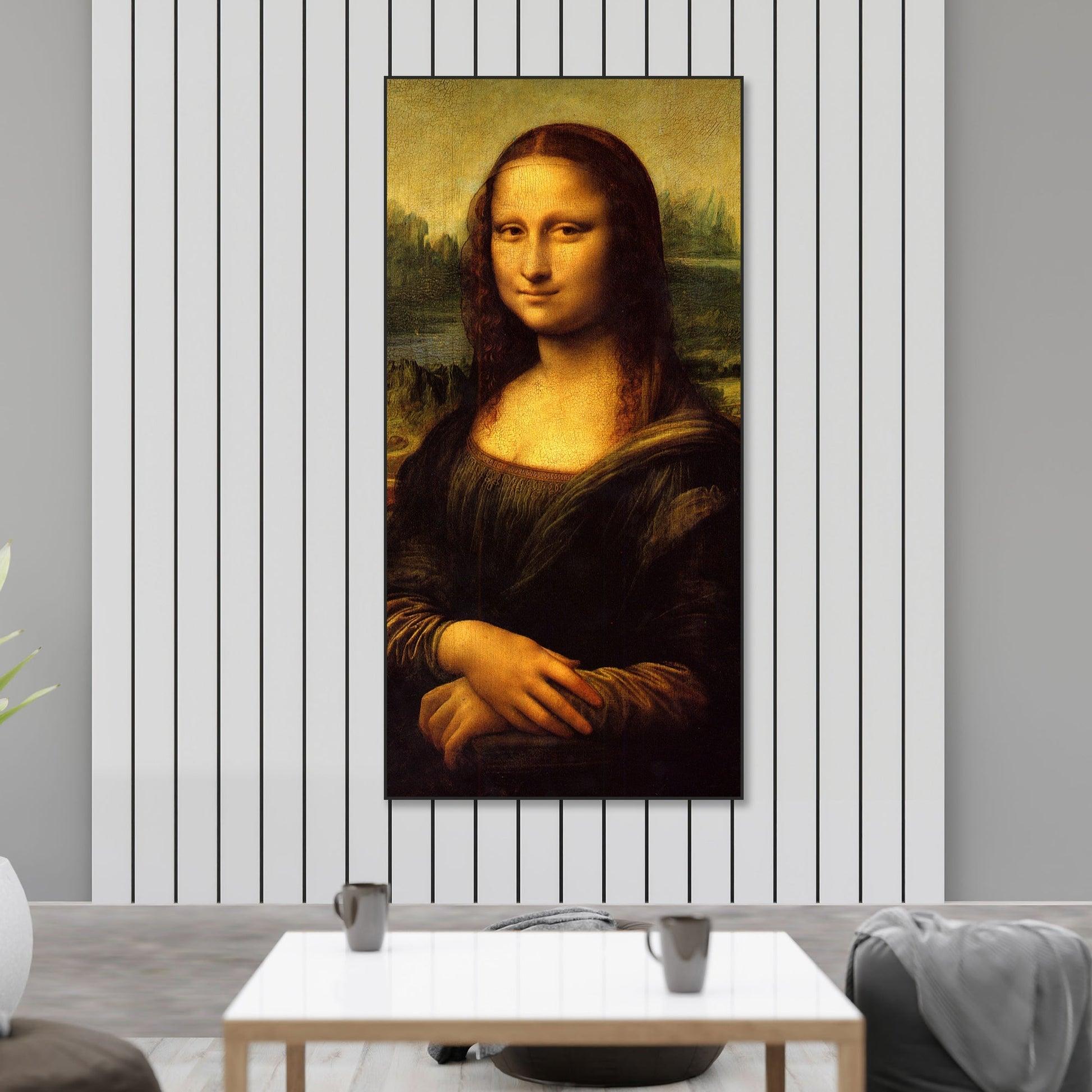 The Mona Lisa Portrait Floating Canvas Wall Art - Decor Mantra 