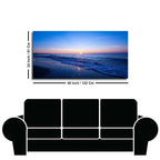 Sunset Sea Horizon Premium Canvas Wall Painting Decor Mantra