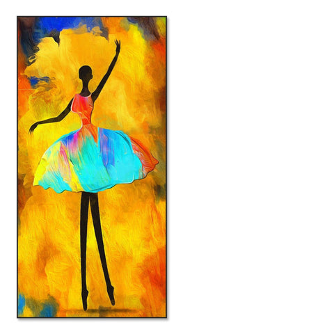 Ballerina Floating Canvas Wall Painting - Decor Mantra 