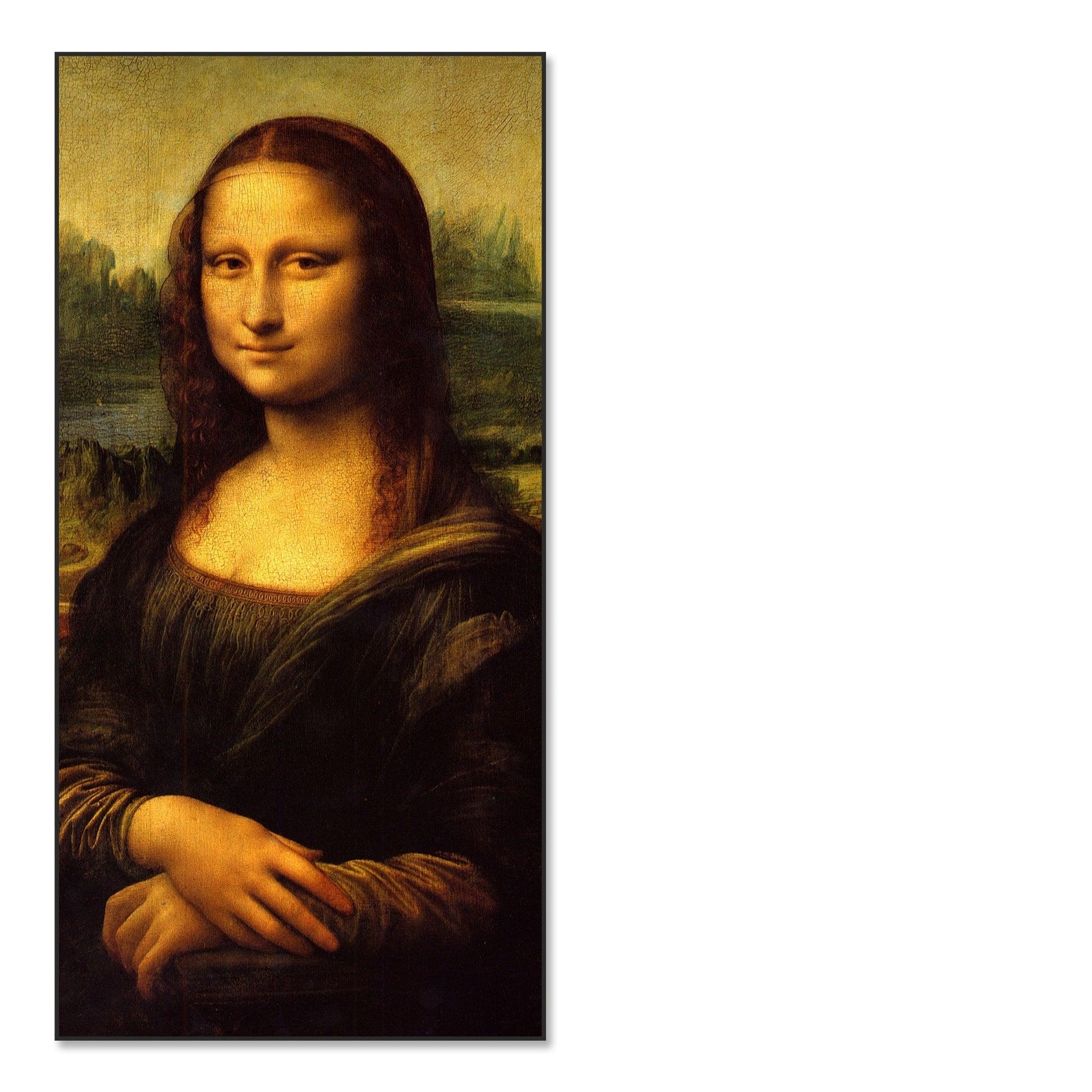 The Mona Lisa Portrait Floating Canvas Wall Art - Decor Mantra 