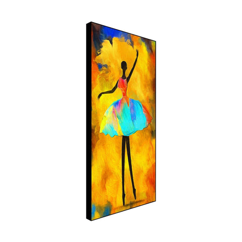Ballerina Floating Canvas Wall Painting - Decor Mantra 