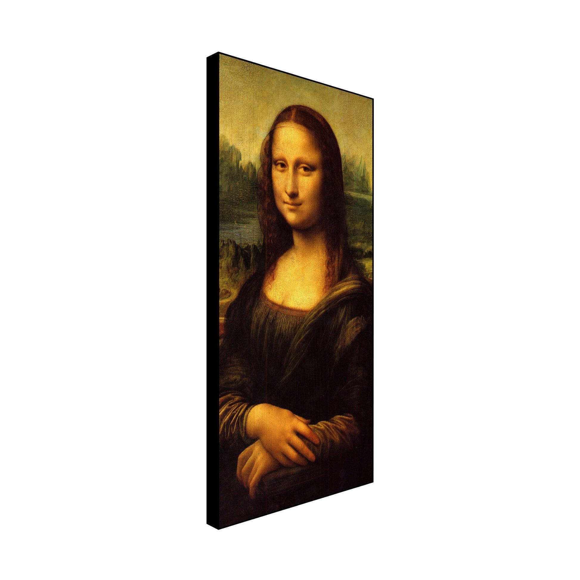 The Mona Lisa Portrait Floating Canvas Wall Art - Decor Mantra 
