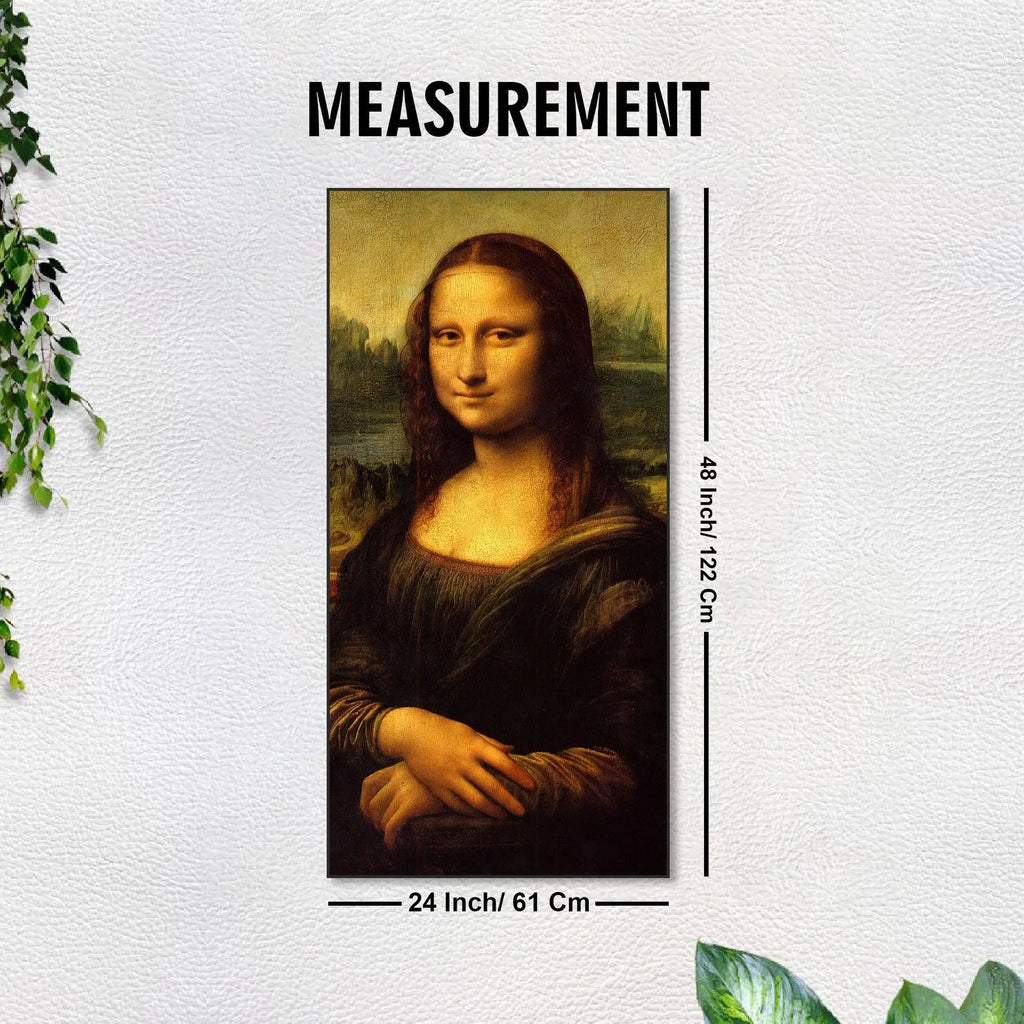 The Mona Lisa Portrait Floating Canvas Wall Art - Decor Mantra 