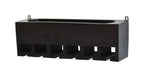 Premium Dark Color Walnut Wood Wall Mounted Mini Bar Shelf - Decor Mantra 