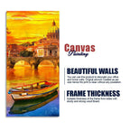 Beautiful Abstract Lake Scenery Wall Painting DECORMANTRA
