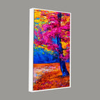 Beautiful Autumn Season Colorful Trees Wall Painting DECORMANTRA