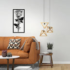 Beautiful Big Rose Metal Wall Art Decor Mantra