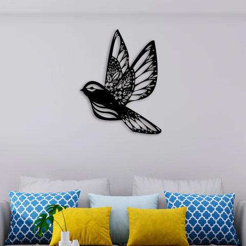 Beautiful Flying Bird Metal Wall Art - Decor Mantra 