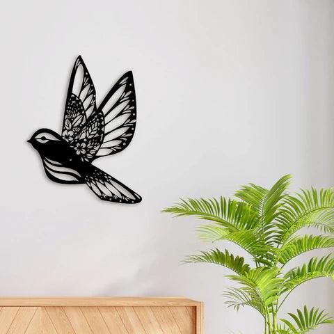 Beautiful Flying Bird Metal Wall Art - Decor Mantra 