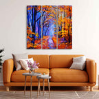 Beautiful Forest Canvas Wall Painting Set of 3 DECORMANTRA