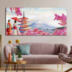Beautiful Japan Premium Canvas wall Painting DECORMANTRA
