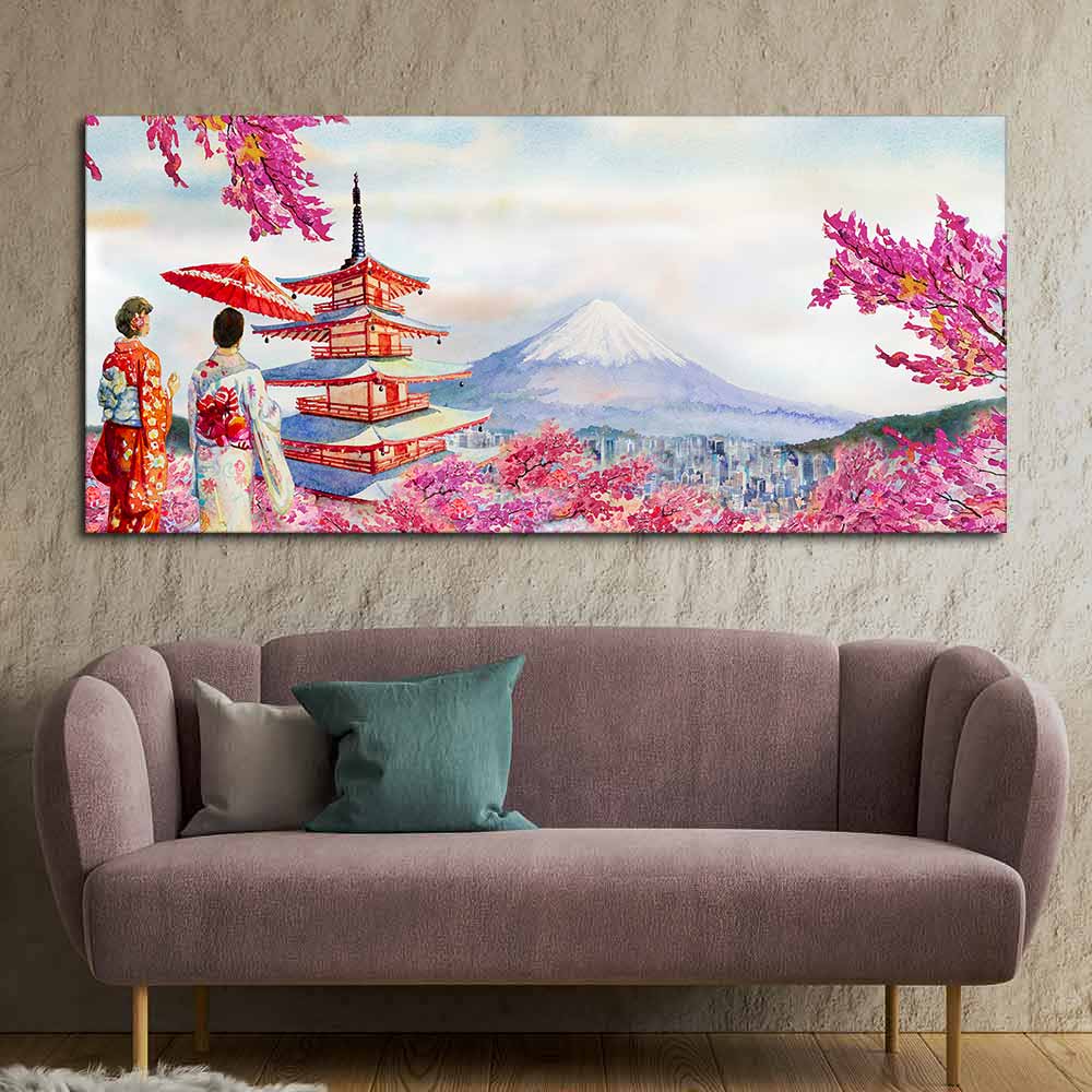 Beautiful Japan Premium Canvas wall DECORMANTRA