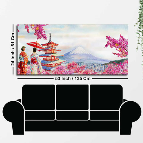 Beautiful Japan Premium Canvas wall