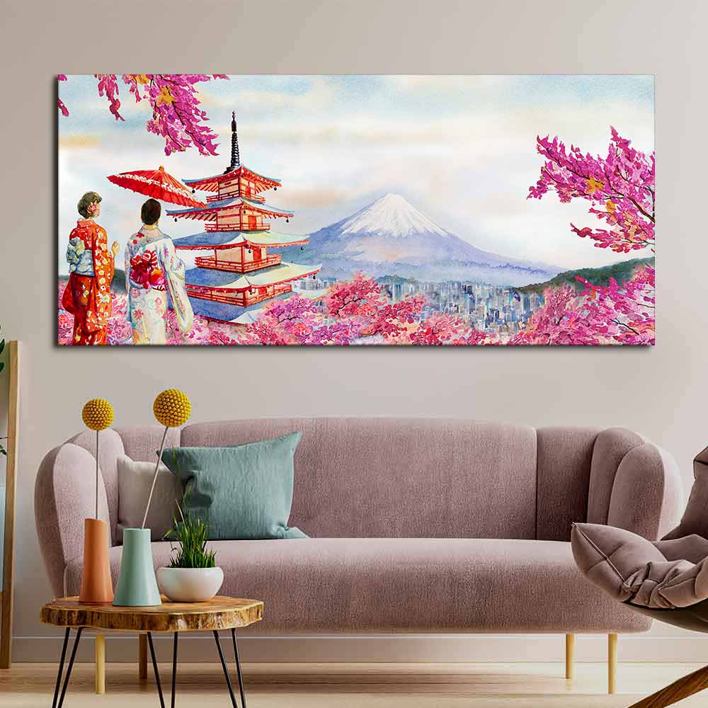 Beautiful Japan Premium Canvas wall DECORMANTRA
