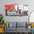 Beautiful London Canvas Wall Painting Set of Five Pieces DECORMANTRA