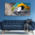 Beautiful Macaw Parrot Canvas Wall Painting Decor Mantra