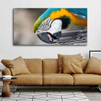 Beautiful Macaw Parrot Canvas Wall Painting Decor Mantra