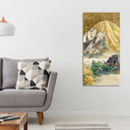 Beautiful Mountain Scenery Canvas Wall Painting DECORMANTRA