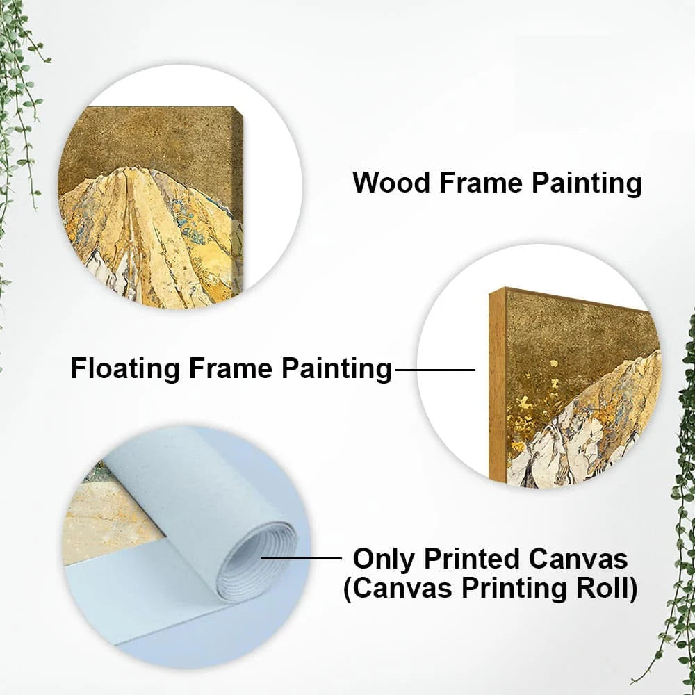 Beautiful Mountain Scenery Canvas Wall Painting DECORMANTRA