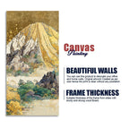 Beautiful Mountain Scenery Canvas Wall Painting DECORMANTRA