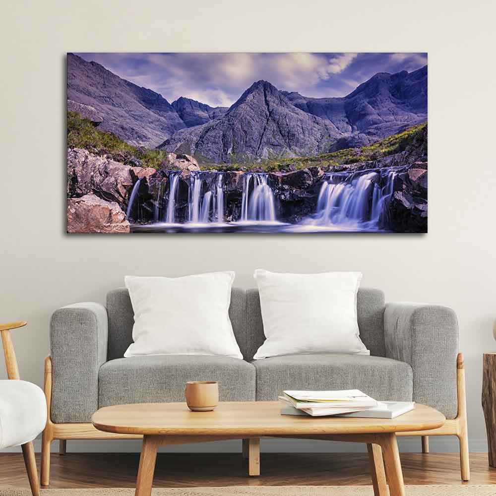 Beautiful Nature Scenery Premium Canvas Wall Painting DECORMANTRA