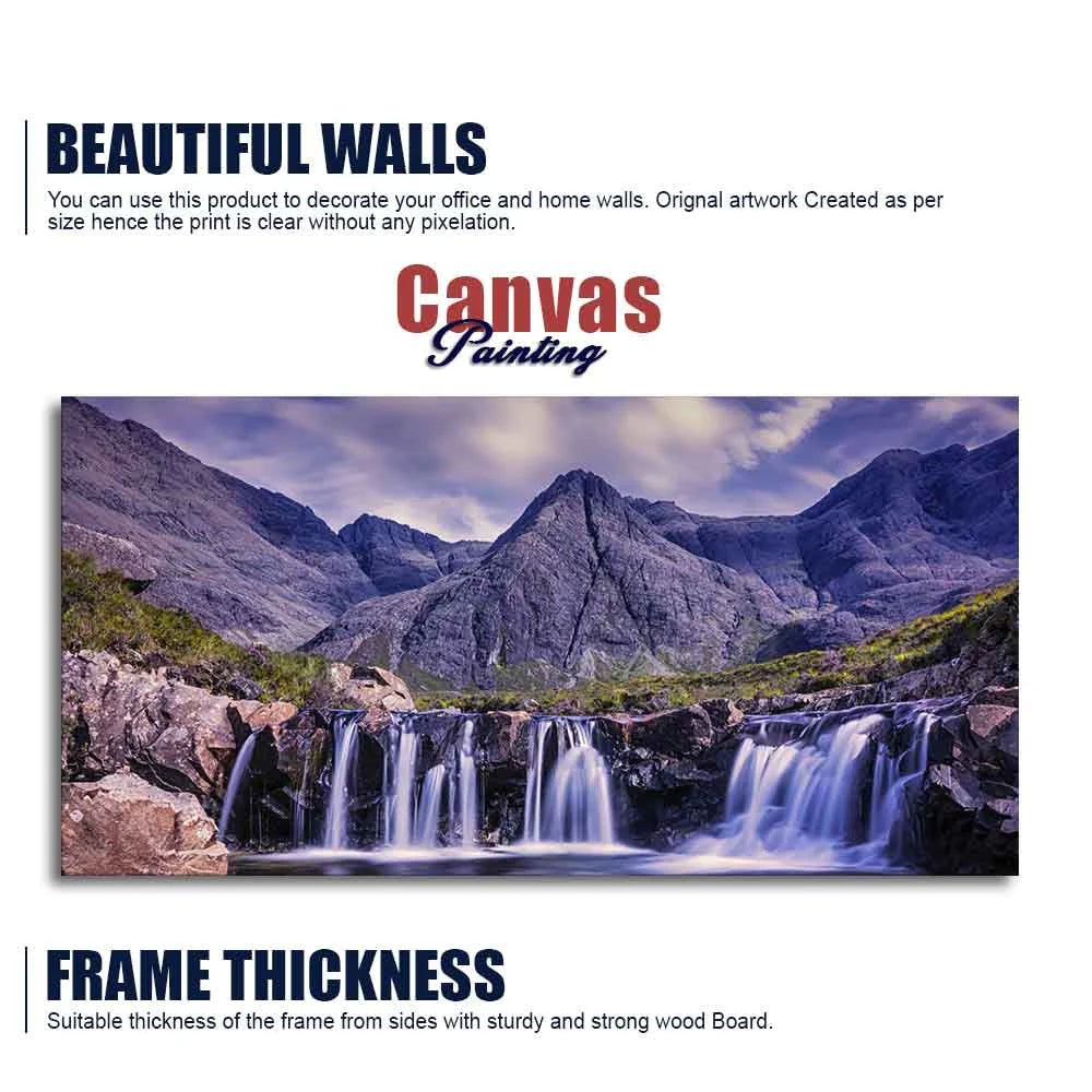 Beautiful Nature Scenery Premium Canvas Wall Painting DECORMANTRA