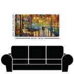 Beautiful Rain's Rustle Wall Painting DECORMANTRA