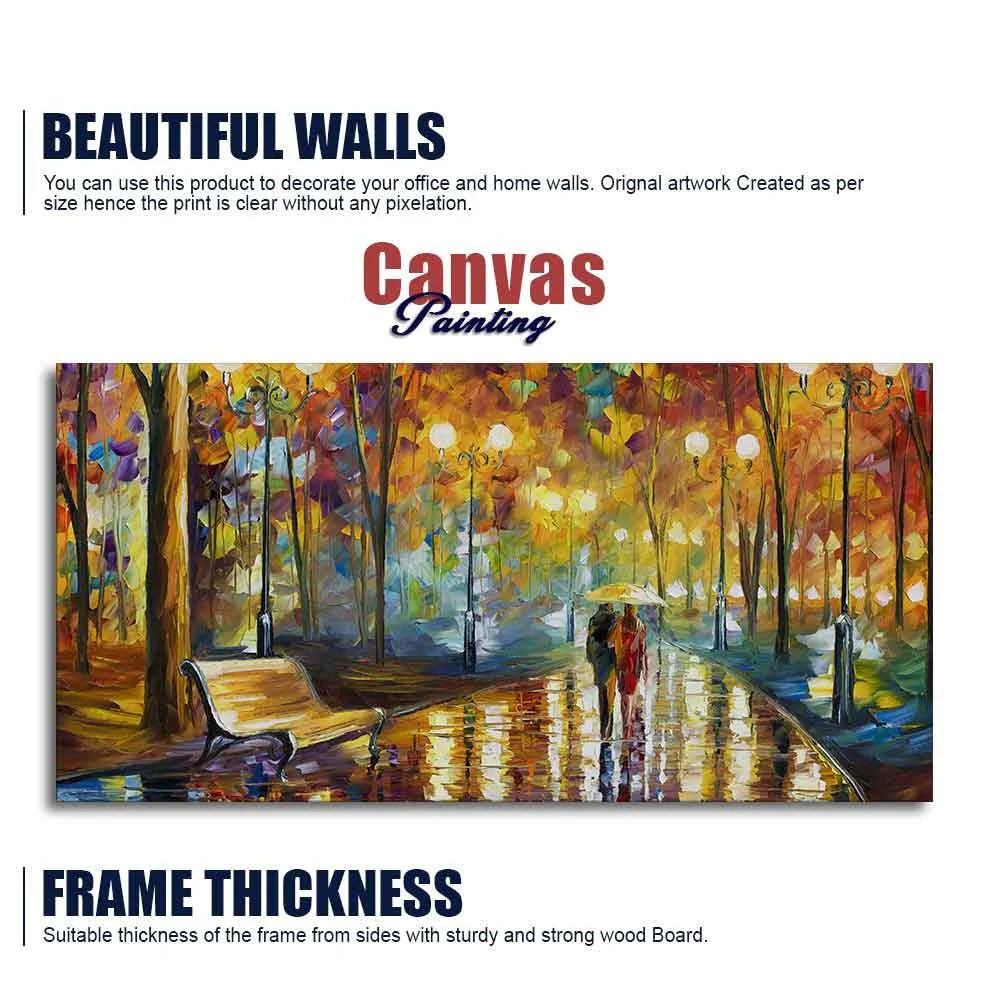 Beautiful Rain's Rustle Wall Painting DECORMANTRA