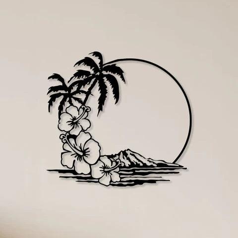 Beautiful Scenery Metal Wall Art - Decor Mantra 