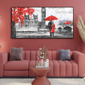 Beautiful Scenery of Couple Dating Canvas Wall Painting DECORMANTRA