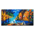 Beautiful Scenery of Couple Dating Canvas Wall Painting DECORMANTRA