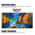 Beautiful Scenery of Couple Dating Canvas Wall Painting DECORMANTRA