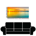 Beautiful Sunset Horizon Canvas wall Painting DECORMANTRA