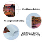 Beautiful Sunset Scenery Canvas Wall Painting DECORMANTRA