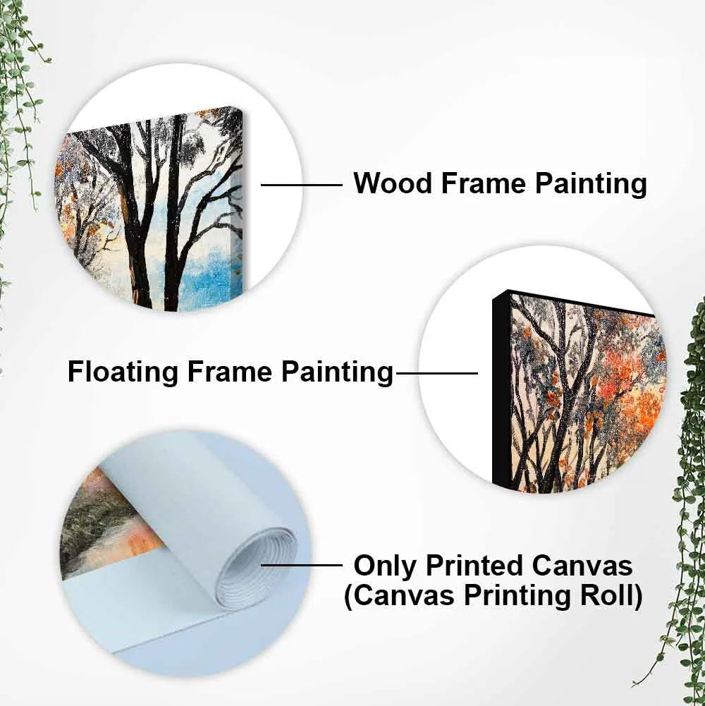 Beautiful Sunset Scenery Premium Wall Painting DECORMANTRA