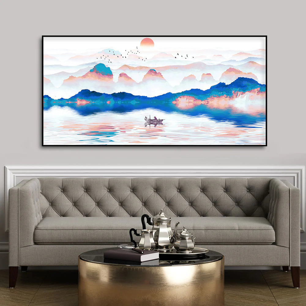 Beautiful Zen Life Scenery Canvas Wall Painting DECORMANTRA